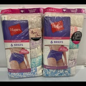 Women’s Hanes 12 briefs size 10